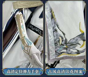 Shusheng Zayne Cosplay Game Love And Deepspace Costume Fashion Gentlemanly Uniforms Men Halloween Party Role Play Clothing