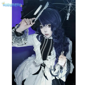 Asahina Mafuyu mfy Cosplay PRSK PJSK Five boxes Costume New Sweet Lolita Dress Halloween Party Fashion Women's Maid Uniform