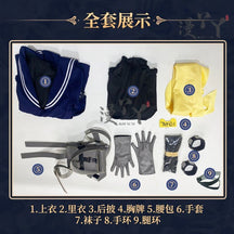 Game Arknights Irene Cosplay Costume Navy Jk Uniform Halloween Carnival Party Play Role Clothes Clothing COSFun