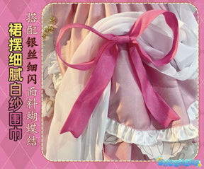 Hoshimiya Ichigo Cosplay Anime Aikatsu!Costume Sweet Lolita with Wings for Hallowmas Christmas Role Play Women