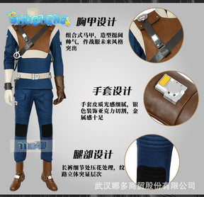 StarWars Jedi Fallen Order Cal Kestis Cosplay Costume Halloween Party Costumes Super Men Battle Suit Costume