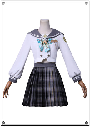Anime Game Honkai Star Rail Fireflies Spring Missive Cosplay Clothing Full Set Costume Outfits For Woman JK Dress Cosplay Party