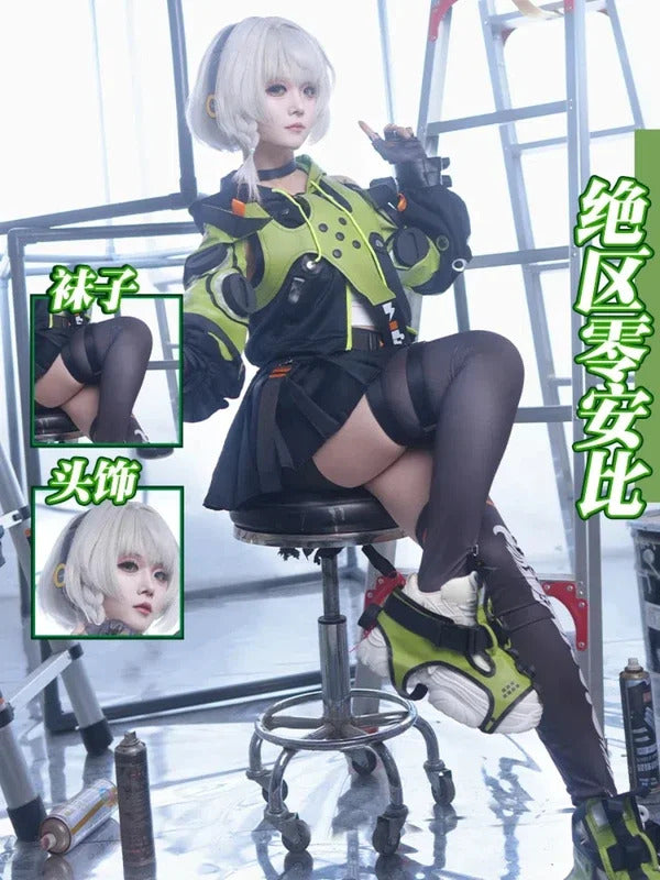 Shusheng Zenless Zone Zero Anby Demara Women Cosplay Costume Cos Game Anime Party Uniform Hallowen Play Role Clothes Clothing
