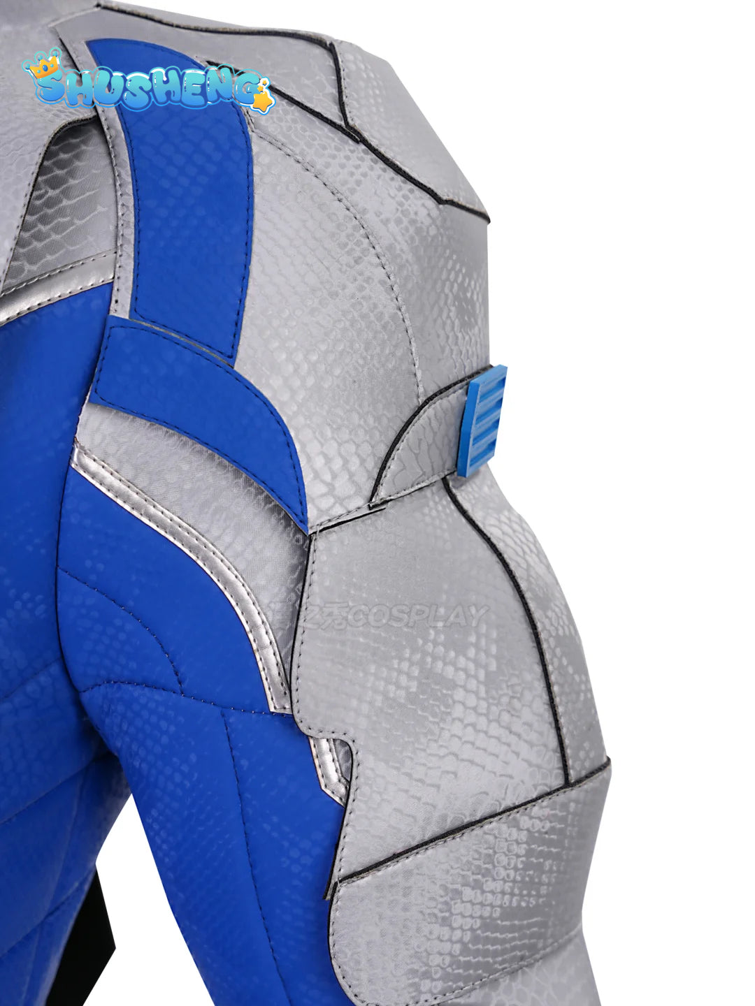 Game Cosplay Series: Marvel Rivals Mister Fantastic Reed Richards Cosplay Costume Full Suit with No.4 Emblem Shoulder Armor Shushengcos