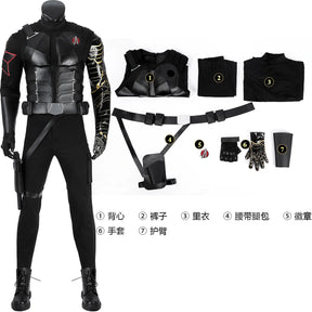Thunderbolts Winter Soldier Bucky Cosplay Costume Uniform Halloween Carnival Party Christmas Play Role Clothes Clothing