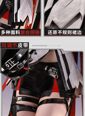 Exusiai the New Covenant Cosplay Costume Game Arknight Uniform Halloween Carnival Party Christmas Play Role Clothes Clothing