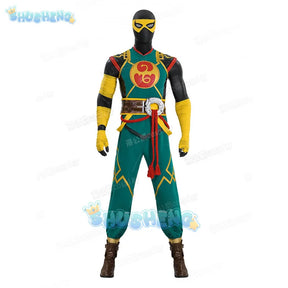 ‌Iron Fist‌‌Lin Lie‌ Cosplay Costume Uniform Halloween Carnival Party Christmas Play Role Clothes Clothing for Men