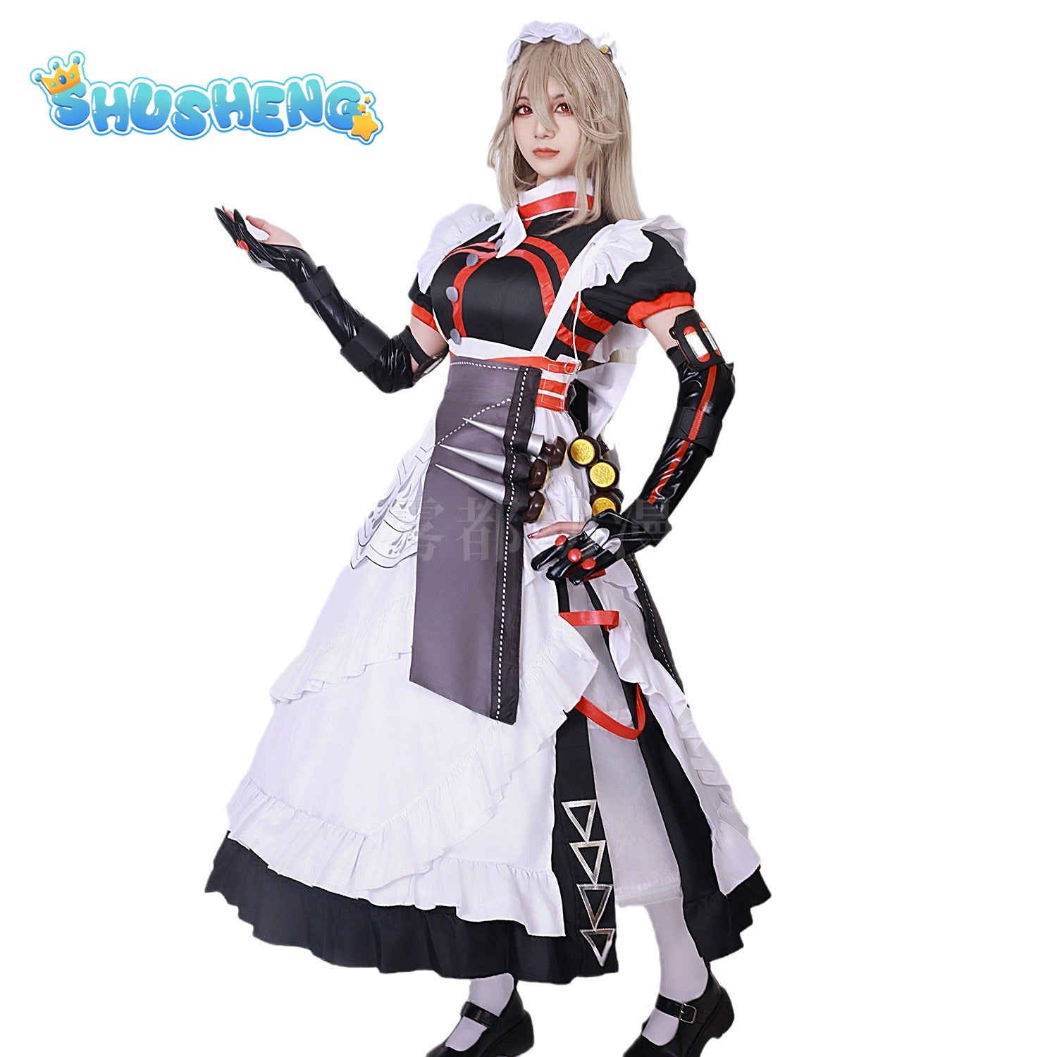 Alexandrina Sebastiane Rina Cosplay Costume Dress Zenless Zone Zero Maid Uniform Victoria Housekeeping Halloween Party Women