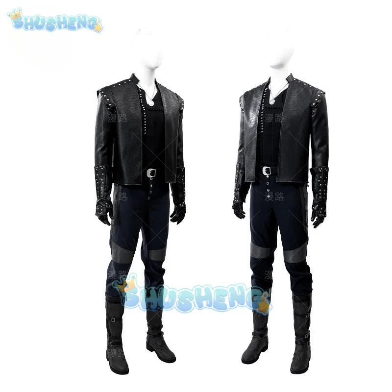 Geral Witcher 5 Cosplay Costume Uniform Geralt of Rivia White Wolf Halloween Carnival Party Christmas Play Role Clothes Clothing