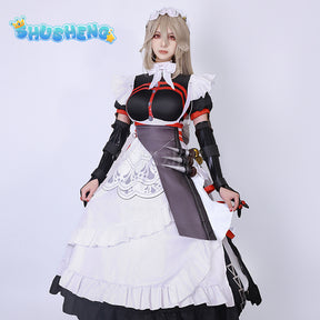 Alexandrina Sebastiane Rina Cosplay Costume Dress Zenless Zone Zero Maid Uniform Victoria Housekeeping Halloween Party Women