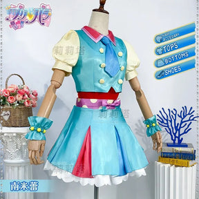 Minami Mirei Anime PriPara cosplay initial costume party Carnival sweet lolita dress accessories props full set woman uniform