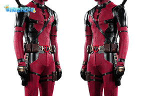 Fantasy Dead Cosplay Pool Cosplay Boys Adult Men Outfits Male Superhero Disguise Costume Bodysuit Gloves Halloween Fantasia Suit