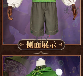 Identity V Florian Brand Fire Investigator Cosplay Costume Leonard Uniform Halloween Carnival Party Christmas Play Role