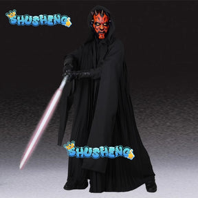 Darth Maul Cosplay Star Wars Costume Adult Men Tunic Robe Uniform Costume Halloween Carnival Full Set