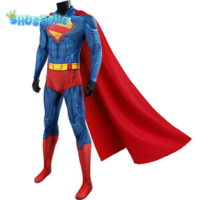 SuperMan Cosplay 3D Printed Zentai Bodysuit Superman Clark Kent Spandex Outfit Cosplay Halloween Costume