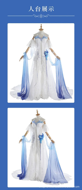 Game Path to Nowhere Hamel Cosplay Costume Sexy dress accessories leg rings props wig set Halloween women's Hamel New uniform