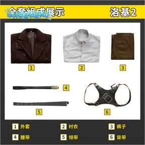 Movie Loki Season 2 Cosplay Costume Shirt Pants Belt Tie Outfits Fantasia Man Performance Costumes Full Set Of Regular Shirts