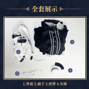 Asahina Mafuyu mfy Cosplay PRSK PJSK Five boxes Costume New Sweet Lolita Dress Halloween Party Fashion Women's Maid Uniform