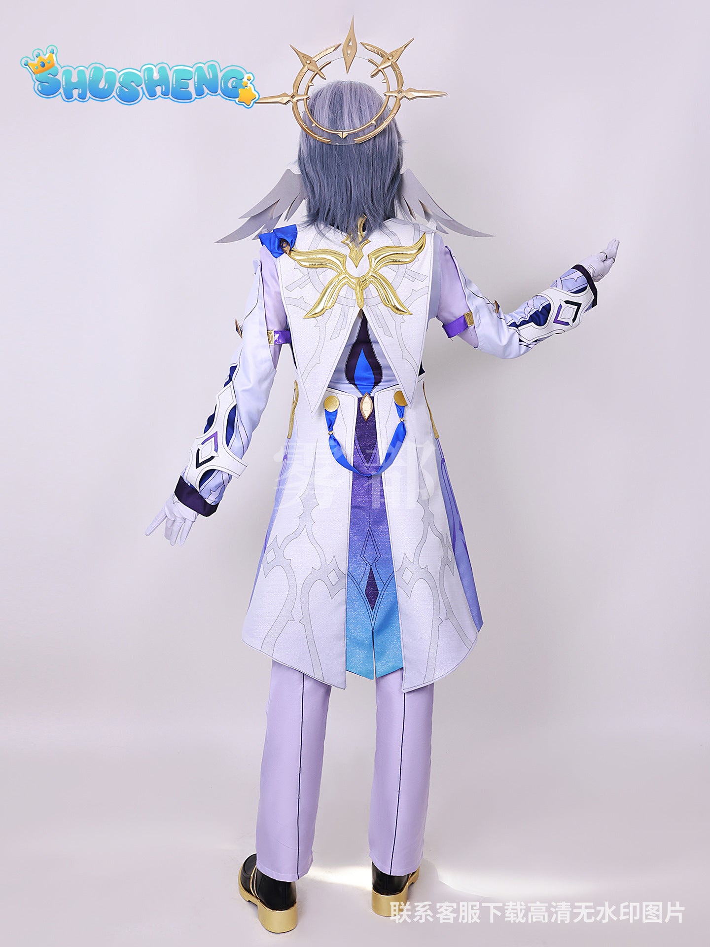 Sunday Cosplay Costume Game Honkai Star Rail Mr. Sunday Cosplay Costume Uniform Outfits Wig Shoes Prop Anime Role Play Suits