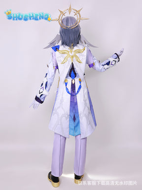 Sunday Cosplay Costume Game Honkai Star Rail Mr. Sunday Cosplay Costume Uniform Outfits Wig Shoes Prop Anime Role Play Suits