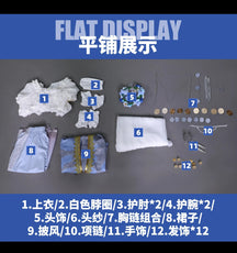 GameNIGHTREIGN Revenant Cosplay Costume Uniform Halloween Carnival Party Christmas Play Role Clothes Clothing