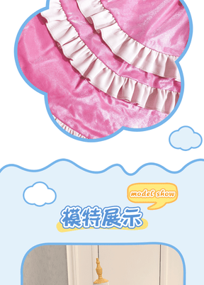 Shusheng-R Anime Aikatsu! Sakuraba Rola Women Lolita Dress  Cosplay Costume S-XXL