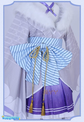 Virtual YouTuber VTuber Elira Pendora NIJISANJI EN LazuLight Cosplay Costume Anime Sexy Woman Kimono Lolita Dress Halloween Suit