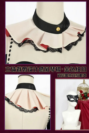 BanG Dream Ave Mujica Doloris Misumi Uika Cosplay Costume Uniform Halloween Carnival Party Christmas Play Role Clothes Clothing