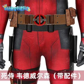 Deadpool Cosplay Costume Superhero Daredevil 3D Printed Spandex Jumpsuit Halloween Costume Zenzai Suits