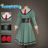 Sapphire cosplay Costume Anime Ribbon Knight Sapphire Princess Cosplay Green version high quality Costume full set