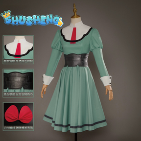 Sapphire cosplay Costume Anime Ribbon Knight Sapphire Princess Cosplay Green version high quality Costume full set