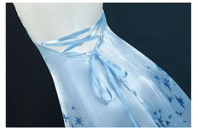 Shusheng-N Re:ZERO - Starting Life in Another World Emilia Cosplay Costume Crystal Dress Halloween Party Role Play Outfit Women