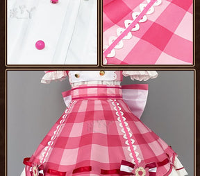 Anime Aikatsu Hoshimiya Ichigo Cosplay Costume Uniform Halloween Party for Women Men Carnival Props