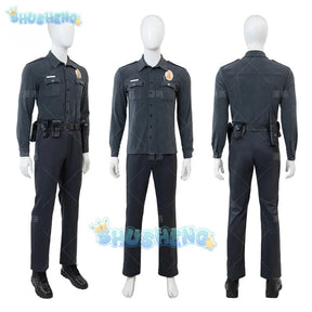 Mortal Kombat 1 T-1000 Cosplay Costume Uniform Halloween Carnival Party Christmas Play Role Clothes Clothing for Men
