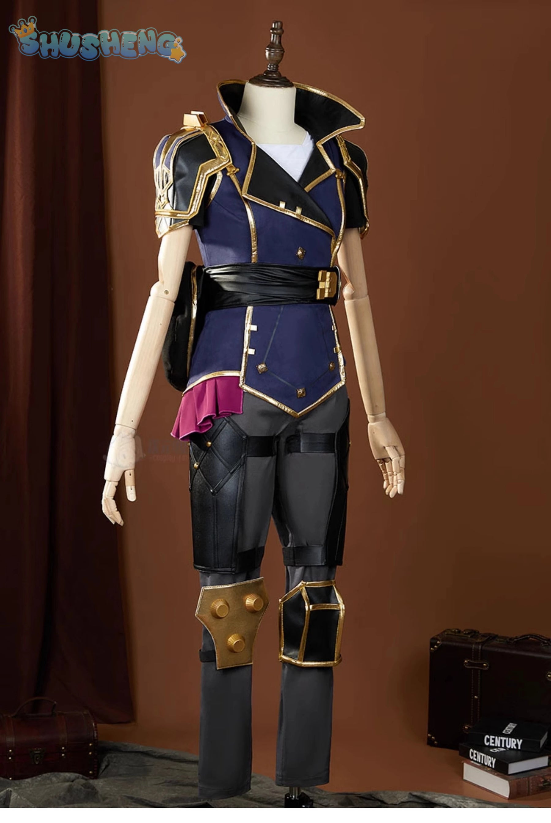 Vi heroine LOL Cosplay Arcane Season 2 costume Party Christmas Fashion Set and Accessories Props Men's and Women's Vi Uniform