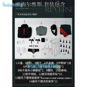 Shusheng Reverse:1999 Semmelweis Women Gown Cosplay Costume Cos Game Anime Party Uniform Hallowen Play Role Clothes Clothing