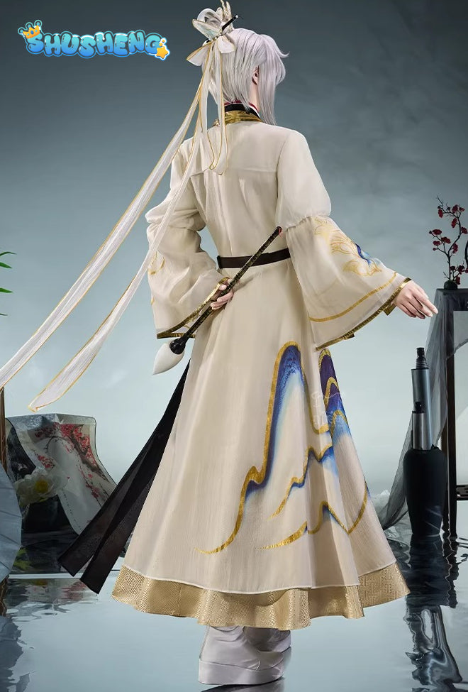 New Game skin Cosplay Series:Identity V Wu Chang (Xie Bian/Fan Wujiu) - Verdant Realms Unfurled Cosplay Costume full set Shushengcos S-XL