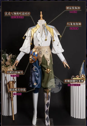 Identity ⅤJoker Weeping Clown Cosplay Costume Uniform Halloween Carnival Party Christmas Play Role Clothes Clothing Shusheng