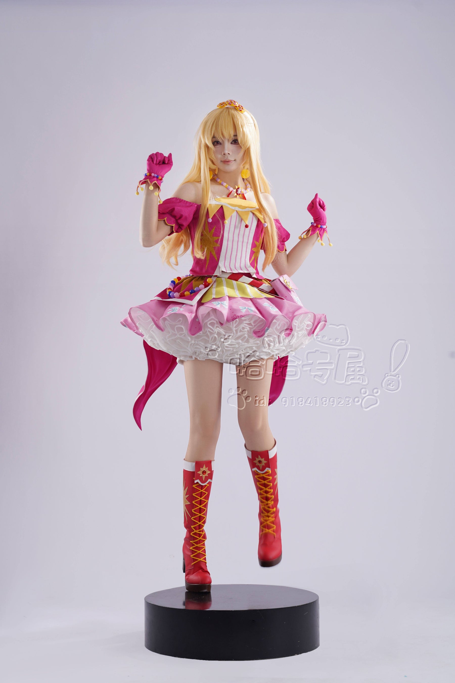 Shusheng-R Aikatsu! Hoshimiya Ichigo/Kiriya Aoi/shibuki ran Cosplay Costume For Halloween Christmas Carnival Role Play Lolita Dress