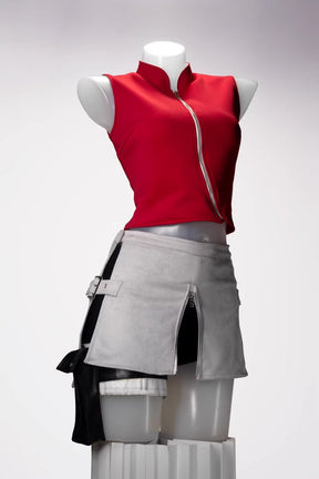 Anime Cosplay Series: Naruto Shippuden-Haruno Sakura Cosplay Costume full set Shushengcos