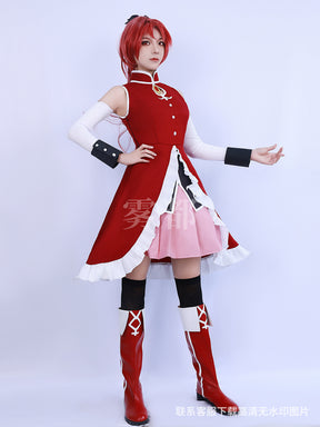 Sakura Kyouko Cosplay Costumes Anime Puella Magi Madoka Magica Dress Role Play Uniform Female Halloween Carnival Party Outfit