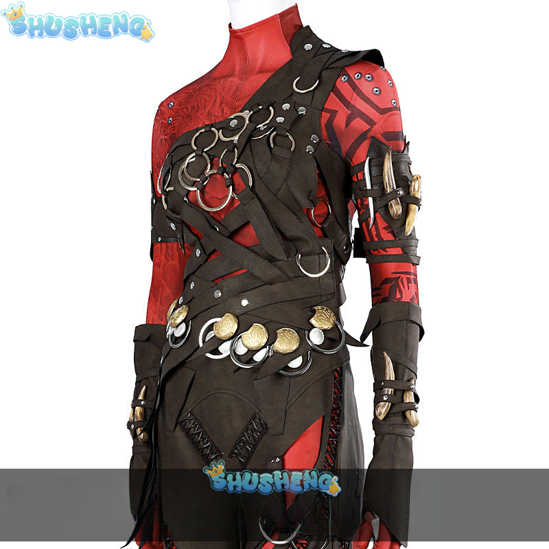 BG 3 Karlach Cosplay Costume Woman Baldur Karlach Costumes Full Set and Individual Items Are Sold Halloween Outfit Custom Size