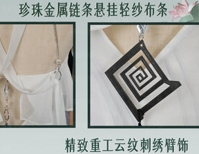 Naraka Bladepoint Viper Ning Cosplay Costume Cheongsam White Snake Role Play Halloween Carnival Uniform Anime Clothing