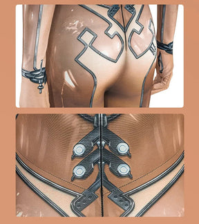 Eve IN STOC Game Stellar Blade Cosplay Costume Superhero Bodysuit Woman Catsuit Printed Spandex Eve Outfit Halloween Costume