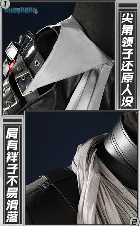 Shusheng Arknights Ulpianus Cape Hat Cosplay Costume Cos Game Anime Party Uniform Hallowen Play Role Clothes Clothing