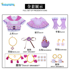 Anime Hoshimiya Ichigo Cosplay Costume Pink Dress Lolita Stage Performance Clothes Role Play Outfit for Women Girls Holiday