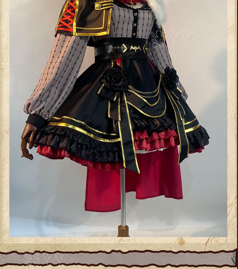 Vtuber Sanya Nijisanji Kuzuha Sexual Turn Cosplay Costume Anime Roleplay Holiday Party Outfits Noble Dress Uniform