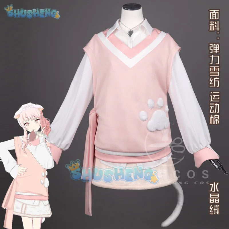 Project SEKAI COLORFUL STAGE! feat. Akiyama Mizuk Cosplay Costume Uniform Halloween Carnival Party Christmas Play Role Clothing
