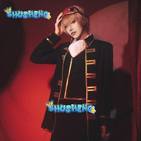 Gintama Anime Okita Sogo Hijikata Toushirou Kondou Isao Cosplay Costume Coat Vest Pants Cos Halloween Christmas Gift