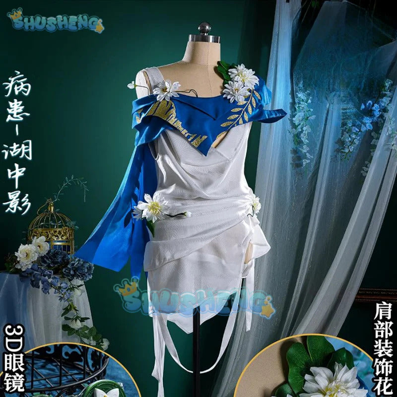 Shusheng Identity V Emir Patient-Shadow In The Lake Long Night QiZhen Fashion Gaume Suit Cosplay Costume Halloween Party Outfit